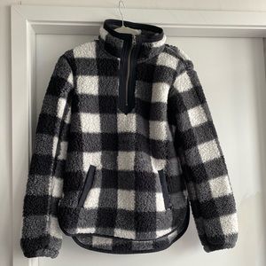 SHERPA HALF ZIP SWEATER